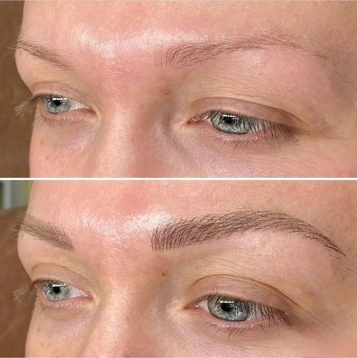 Microblading - Kaş kalıcı makyaj sonucu, Aleyna Gülten